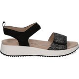 Caprice - Sandaal - Zwart - Brokaat