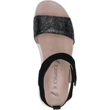 Caprice - Sandaal - Zwart - Brokaat