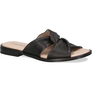 CAPRICE Caprice Dames 9-27100-42 plateausandalen voor dames, Nappa zwart