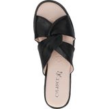 Caprice - Slipper - Blauw - Leren Bovenwerk - G-Breedte