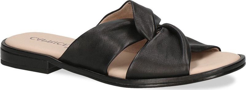 Caprice - Slipper - Blauw - Leren Bovenwerk - G-Breedte