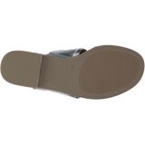 CAPRICE Damessandalen - Zilver - Leer - Comfortabel Voetbed