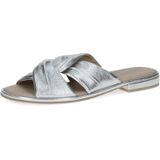 CAPRICE Damessandalen - Zilver - Leer - Comfortabel Voetbed