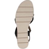 Caprice - Sandaaltje - G-breedte - Zwart - Leer