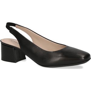 Caprice - 9-29500-022 - Dames Slingpumps - Zwart - Leer - G-breedte