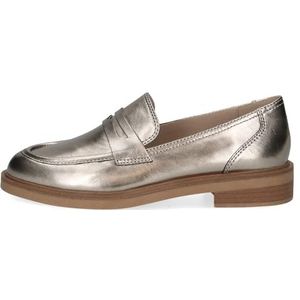 CAPRICE Dames 9-24306-42 platte slippers, taupe metallic, 41 EU