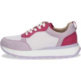 Caprice - Sneaker - Wit - Leer en Textiel - G-breedte