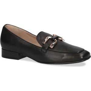 CAPRICE Caprice Dames 9-24201-42 mocassinzool voor dames, Zwarte zachte strik.