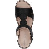 Caprice - 9-28154-42 - Sandaaltje - Zwart - Leer - G-breedte