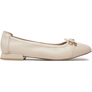 Caprice - 9-22104 - Ballerina - Zwart - Leer - G-breedte