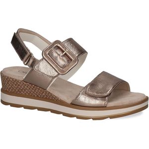 Caprice - 9-28703-341 - Dames Sandaal - Leer - G-breedte - Klittenbandsluiting
