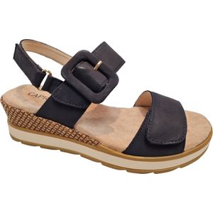 Caprice 9-9-28753-869 Dames Sandalen - Zwart