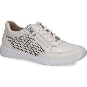 Caprice, Schoenen, Dames, Wit, 37 EU, Leer, Witte Nappa Sneakers voor Vrouwen