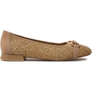 CAPRICE Caprice Dames 9-22503-42 ballerina's voor dames, Bark Comb