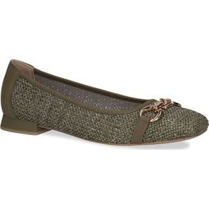 CAPRICE 9-22503-42 ballerina's voor dames, Sage Cro Pat
