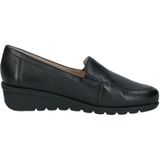 CAPRICE Dames Slippers - Black Nappa - Leer - Sleehak