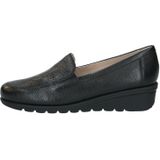 CAPRICE Dames Slippers - Black Nappa - Leer - Sleehak