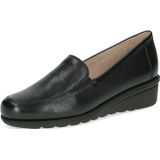 CAPRICE Dames Slippers - Black Nappa - Leer - Sleehak