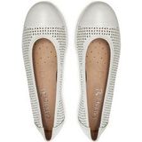 Caprice - 9-22151-42-160 Ballerina's - Wit - Leer