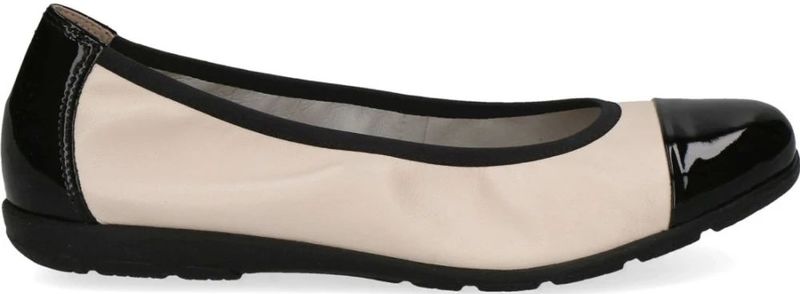 Caprice - 9-22152 - Ballerina - Zwart - Leer