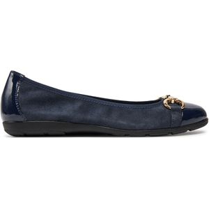 Damart - Pantoffels met fluweellook - Dames - Blauw - 37