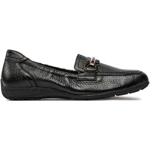 Caprice - Loafers - Zwart - Leer