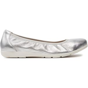CAPRICE Caprice Ballerina's - Zilverkleurig - Leer