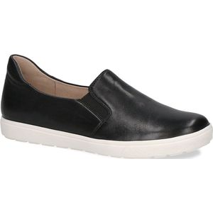 CAPRICE Caprice Dames 9-24662-42 mocassinzool dames, Zwarte zachte strik.