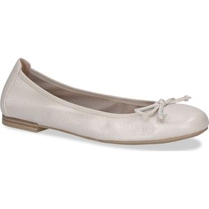 Caprice - 9-22108-136 - Ballerina - Zwart - Leer - G-breedte