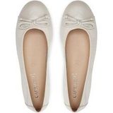 Caprice - 9-22108-136 - Dames Ballerina - Zwart - Leer - G-breedte