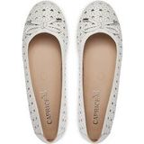 Caprice - 9-22109-102 - Ballerina - Zwart - Leer - G-breedte