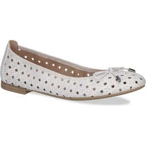CAPRICE - 9-22109 Ballerina's - Wit - Nappa