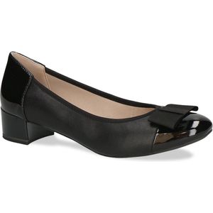 CAPRICE - Damespumps - Zwart - Lak - Blokhak