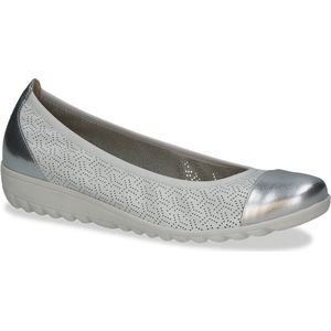 CAPRICE Caprice Women' 9-22103-42 ballerina's voor dames, Witte kam