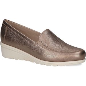 CAPRICE - 9-24708 - Slippers - Taupe - Leer - G-breedte