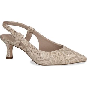 CAPRICE Dames 9-29603-42 Pumps, Lt Gold Snake, 36 EU