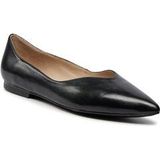 CAPRICE Damesballerina's - Black Nappa - Leer