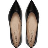 CAPRICE Damesballerina's - Black Nappa - Leer