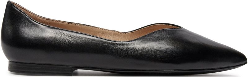 CAPRICE Damesballerina's - Black Nappa - Leer