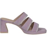 Merk - Muiltjes - Effen - Leer - Gevoerd - Blokhak