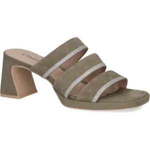 Pantoletten Caprice 9-27211-42 Khakifarben