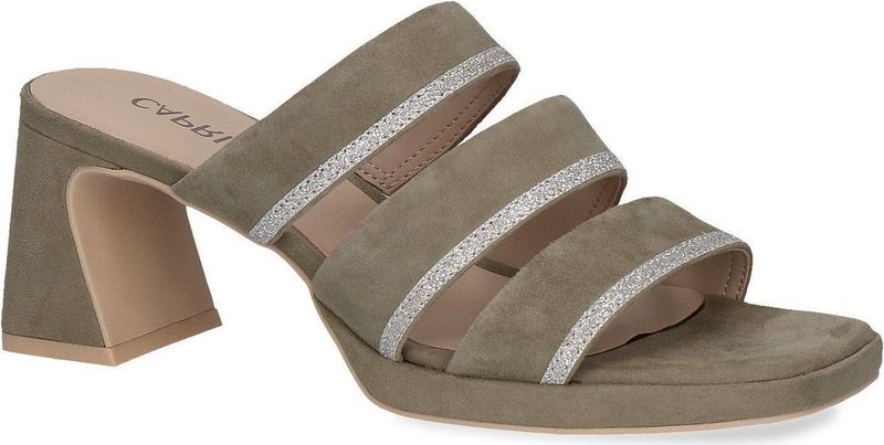 Merk - Muiltjes - Effen - Leer - Gevoerd - Open Hak