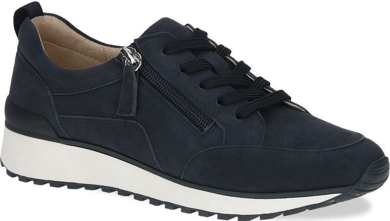 Caprice Kaia Suède Sneakers Donkerblauw
