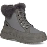 Veterlaarsjes - Effen - Imitatieleer, Textiel - Gevoerd, Ritssluiting