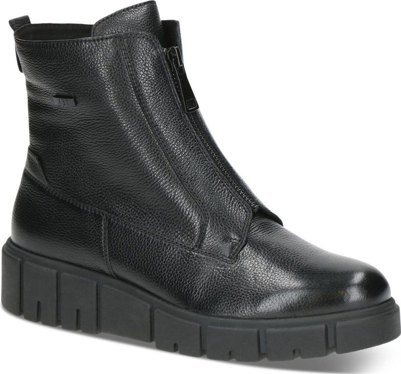 Caprice - 9-25351-43 - Chelsea Boot - Zwart - Leer/Textiel - G-breedte