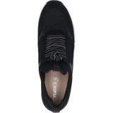 Caprice - 9-23652-43 - Dames Sneaker - Zwart - Leer/Textiel - G-breedte