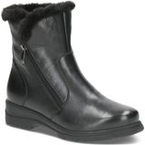 Caprice - 9-26409-41 - Enkellaarsje - Zwart - Leer/Textiel - H-breedte