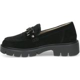 CAPRICE Slipper 9-24703 G-breedte - Black - Suède