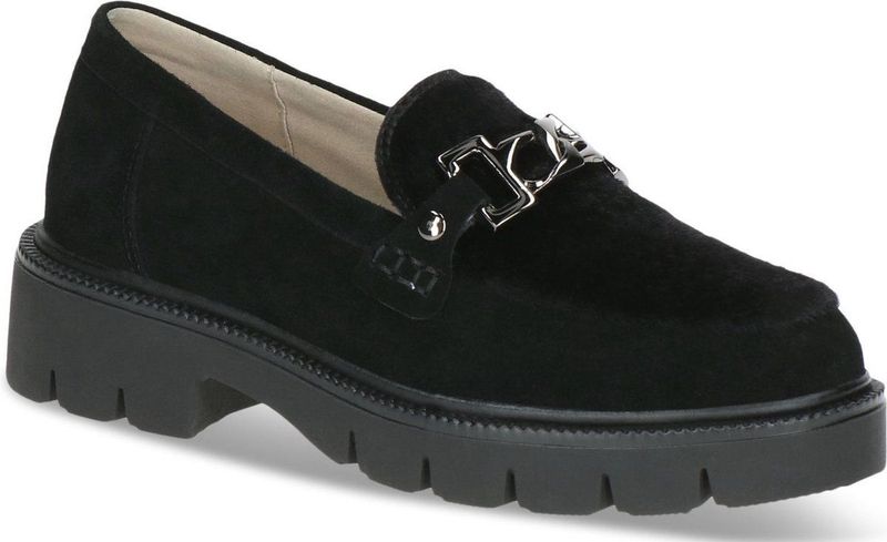 CAPRICE Slipper 9-24703 G-breedte - Black - Suède