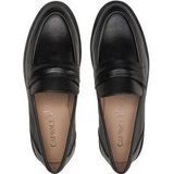 Caprice - 9-24300-43 - Dames Instappers - Zwart - Leer - G-breedte